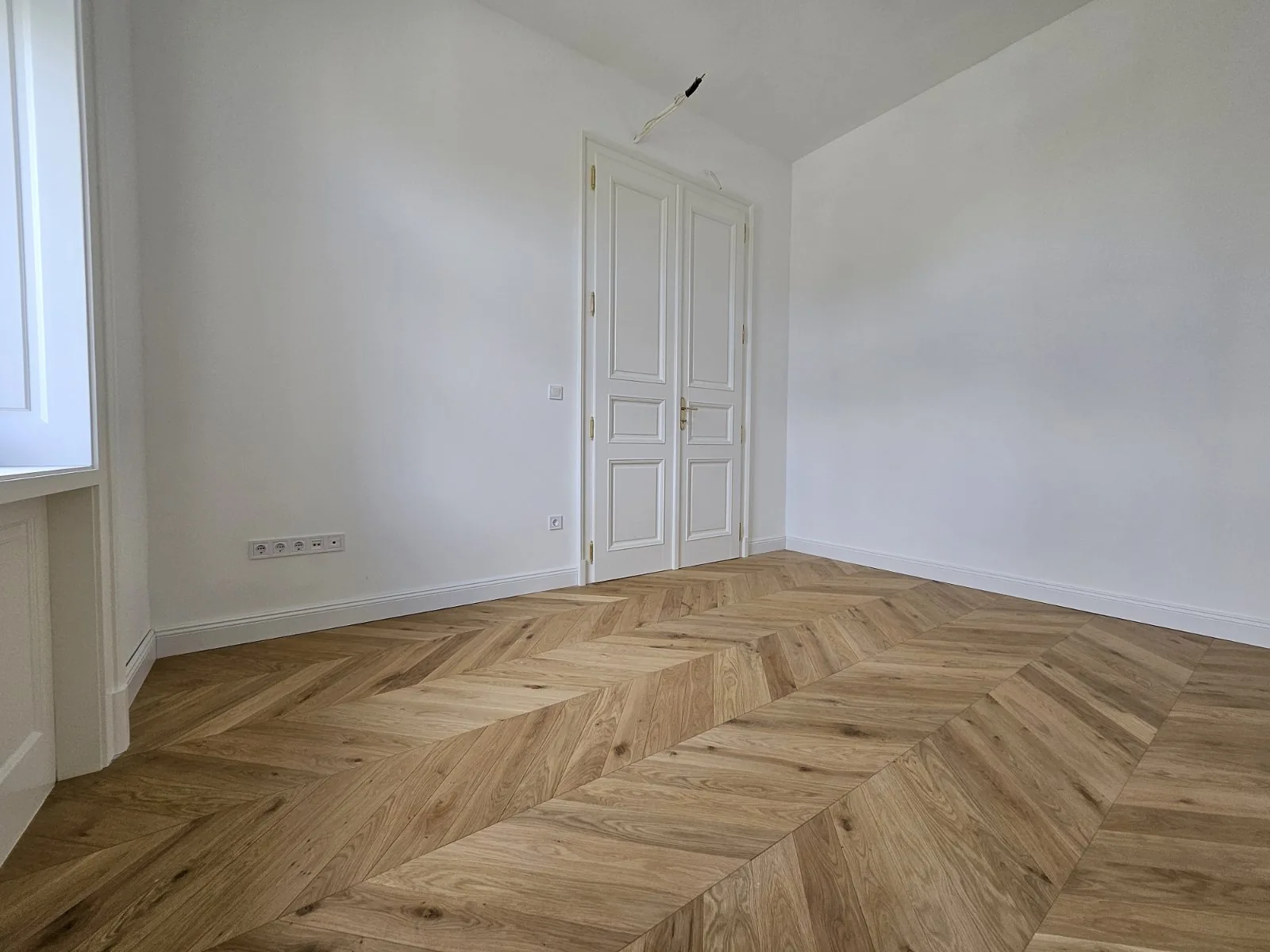 A hálószoba felújítás utáni valós állapota